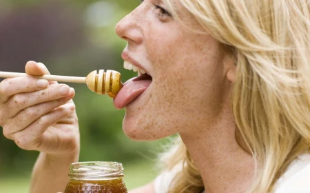 eating a spoonful of honey every day