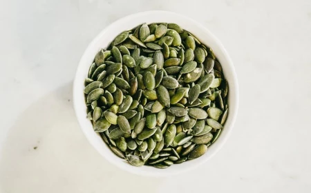 pumpkin seeds in a bowl