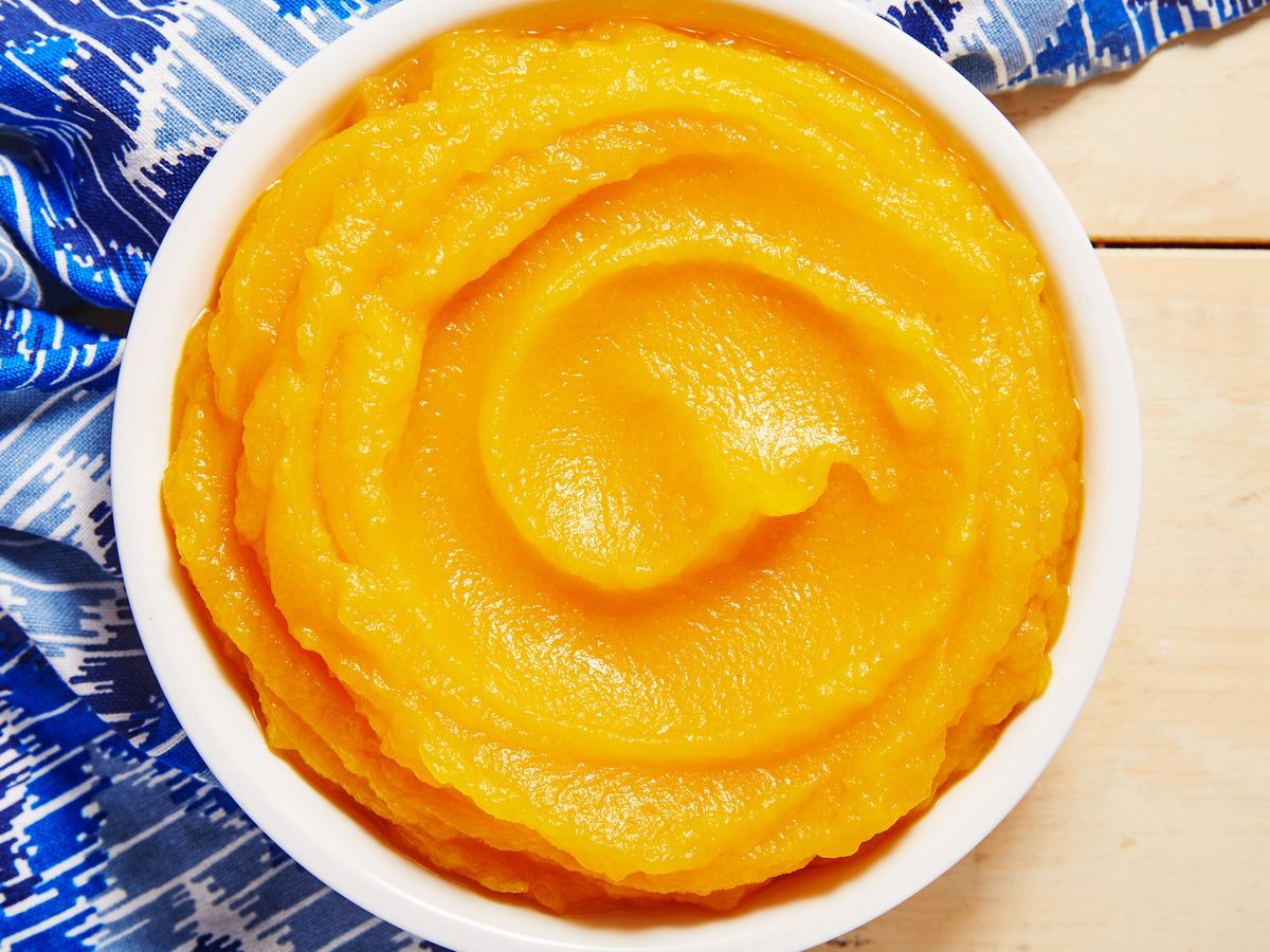 how to use pumpkin guts to make puree