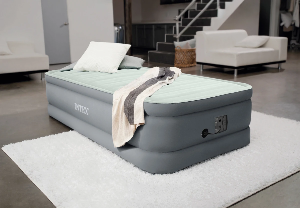 make an air mattress more comfortable intex single mattress