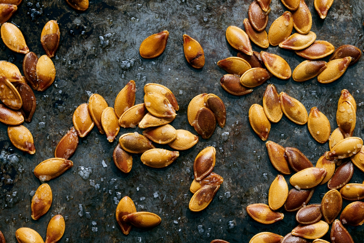 ways to use pumpkin guts roasted