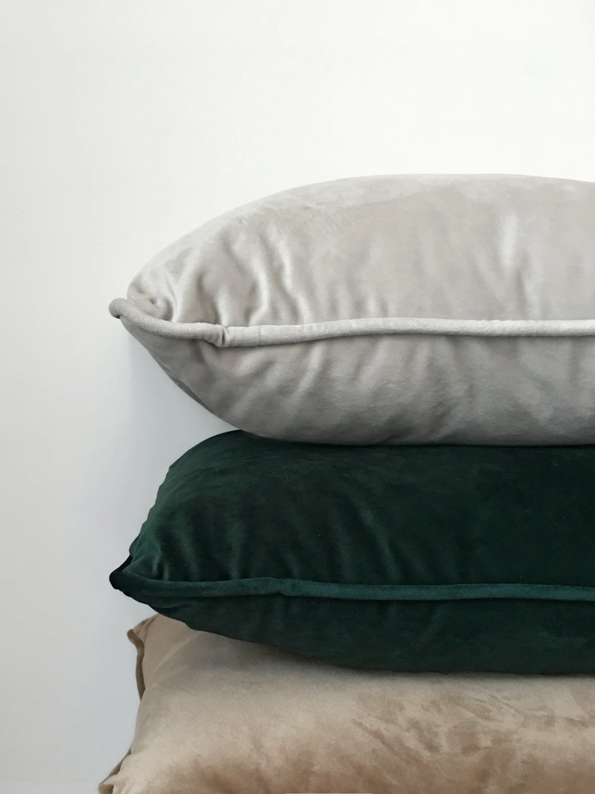 what to do with old pillows three pillows stacked