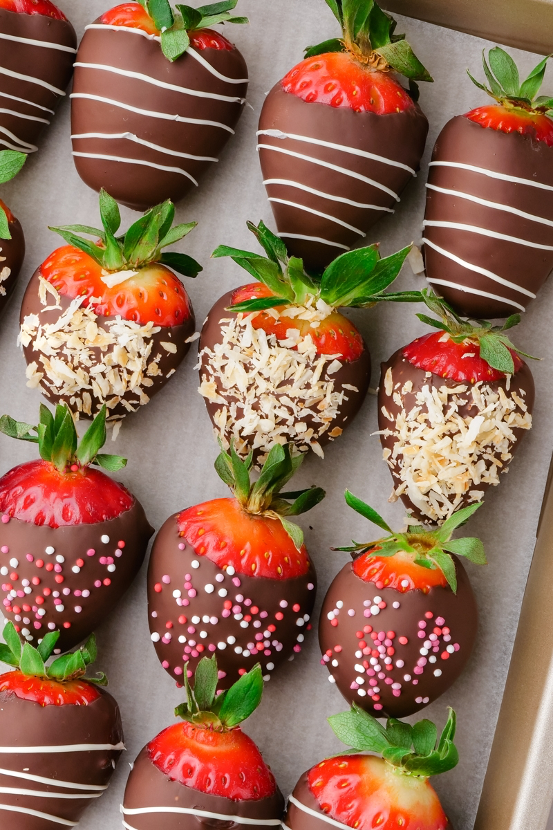 christmas chocolate covered strawberries ideas