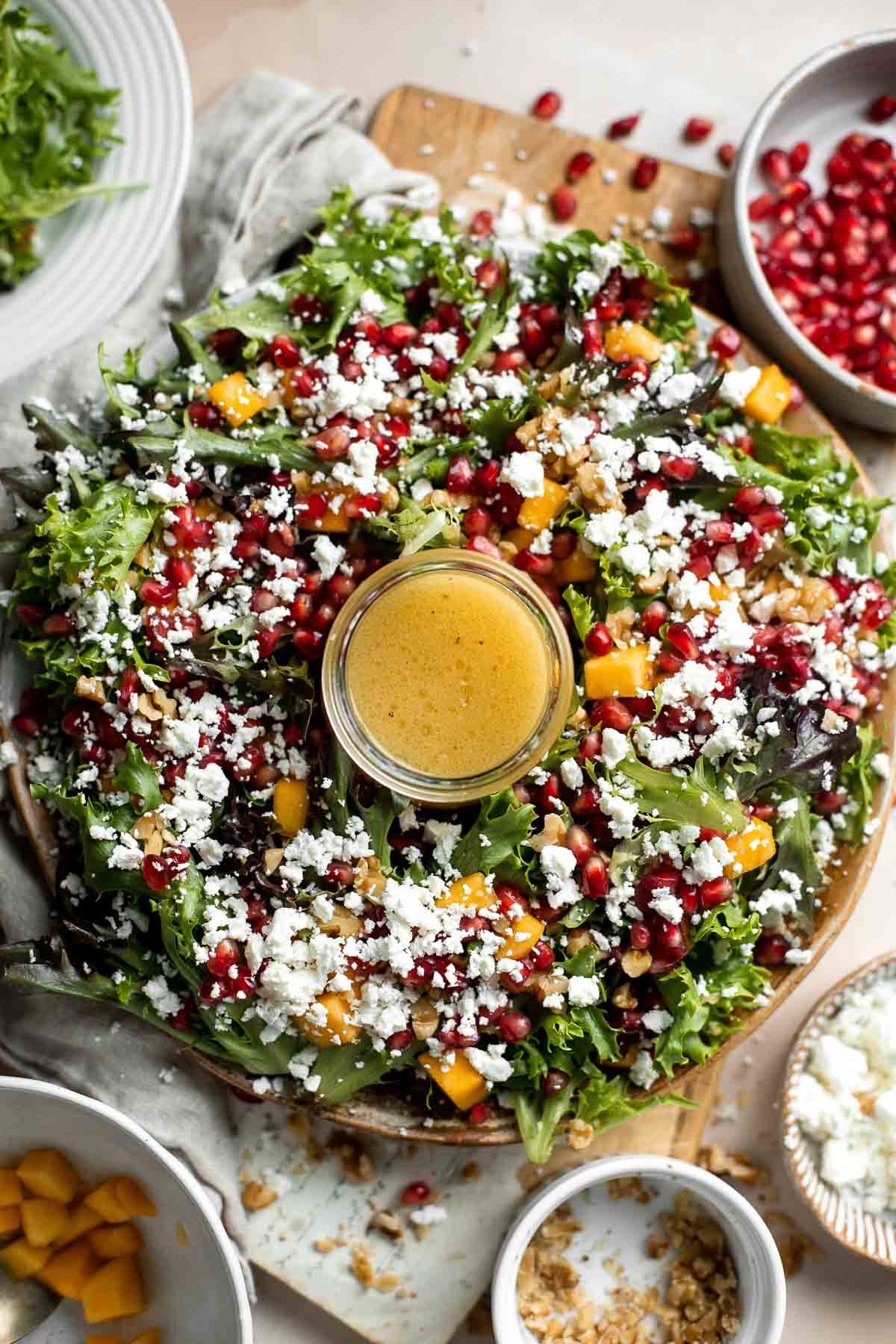 christmas salad pomegranate recipe