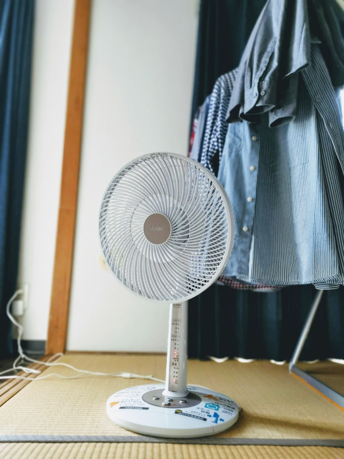 fan working at home