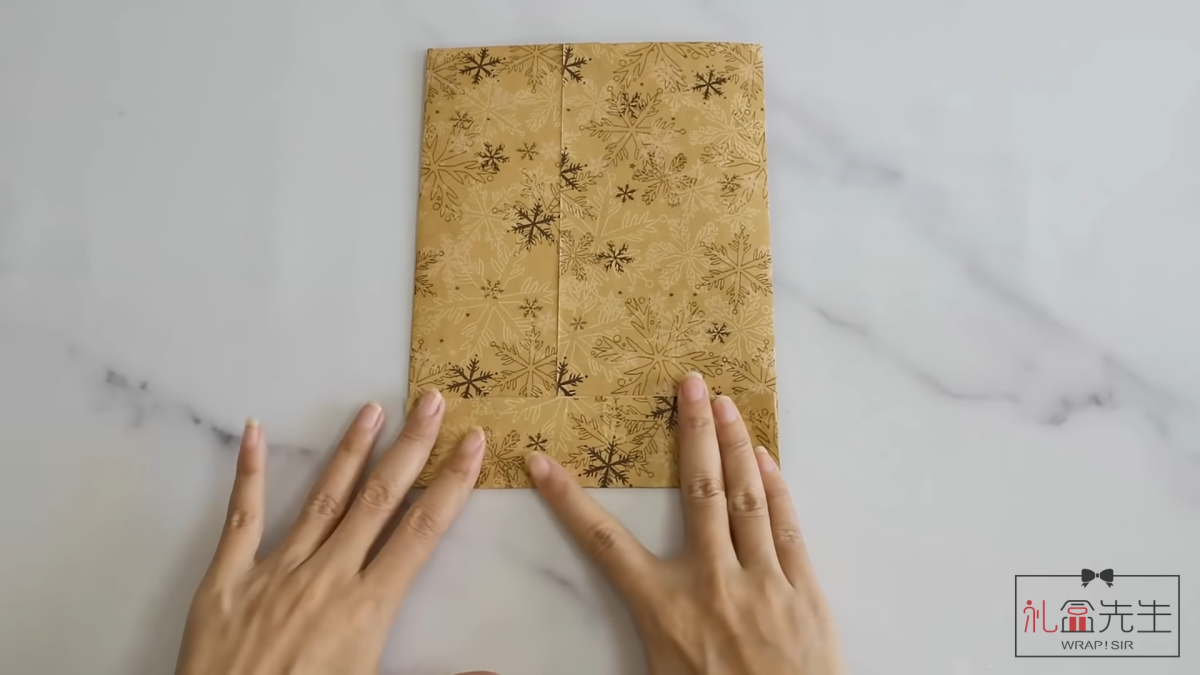 how to make a gift bag out of wrapping paper folding the bottom