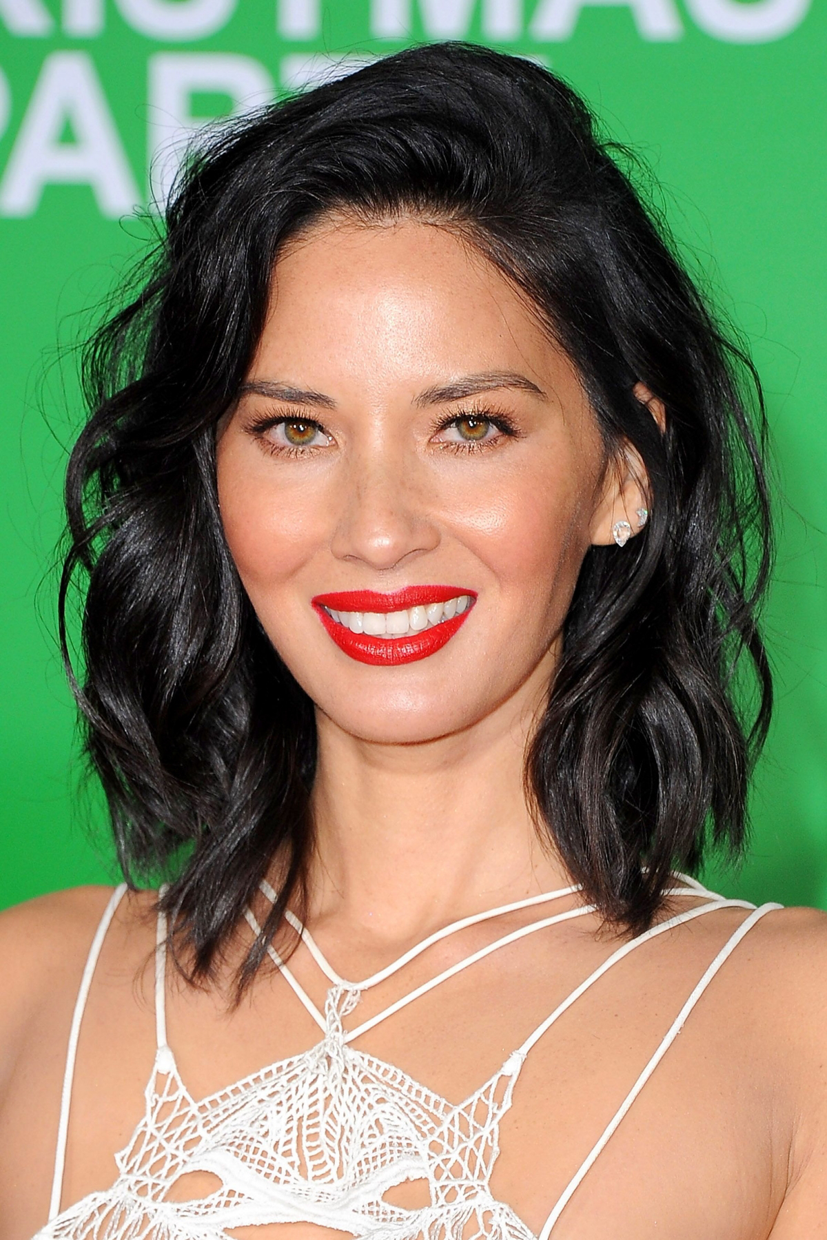 long bob beachy waves olivia munn