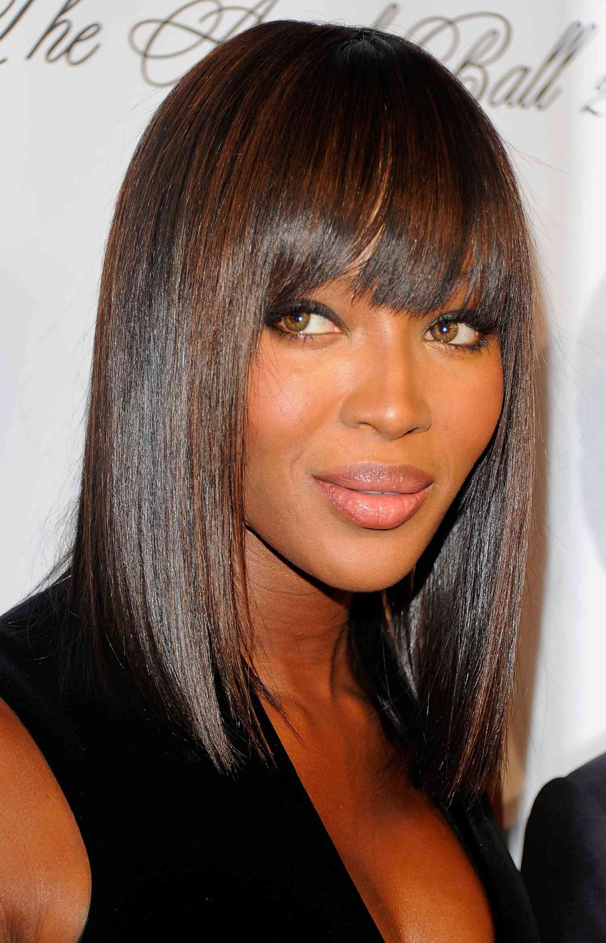 naomi campbell fringe long bob hairstyles