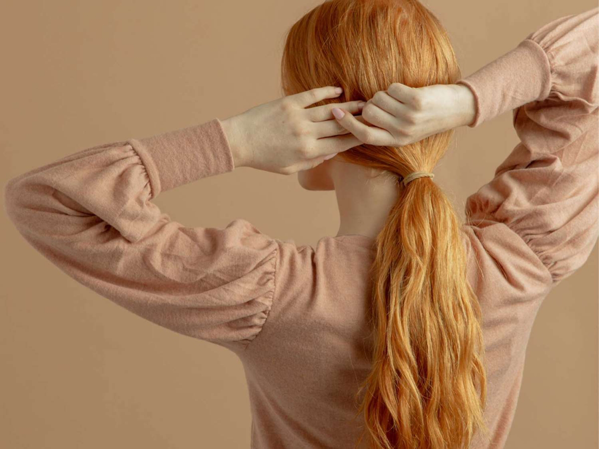 ponytail ideas long hair