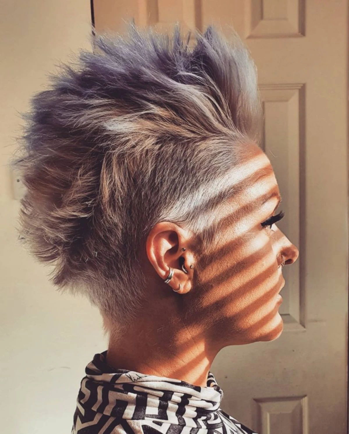 soft spiked mohawk