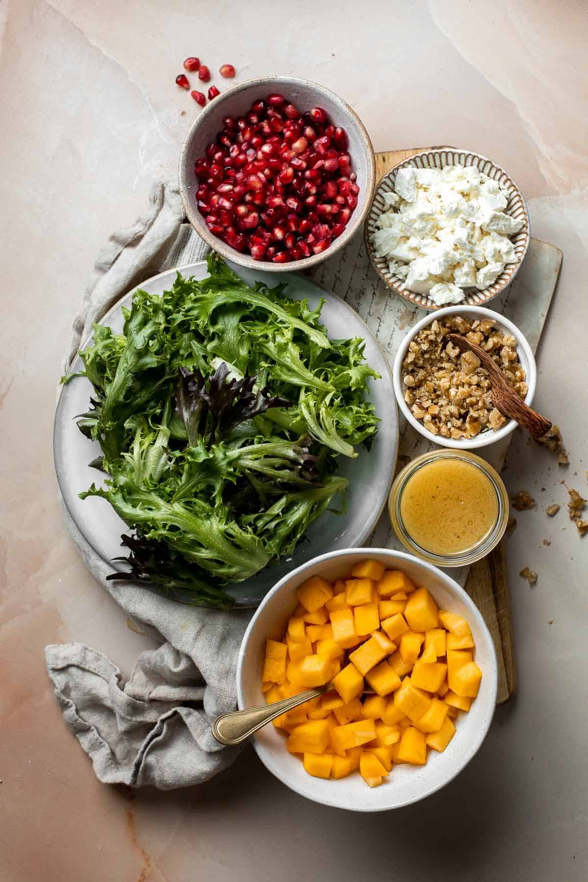spinach salad for christmas ingredients