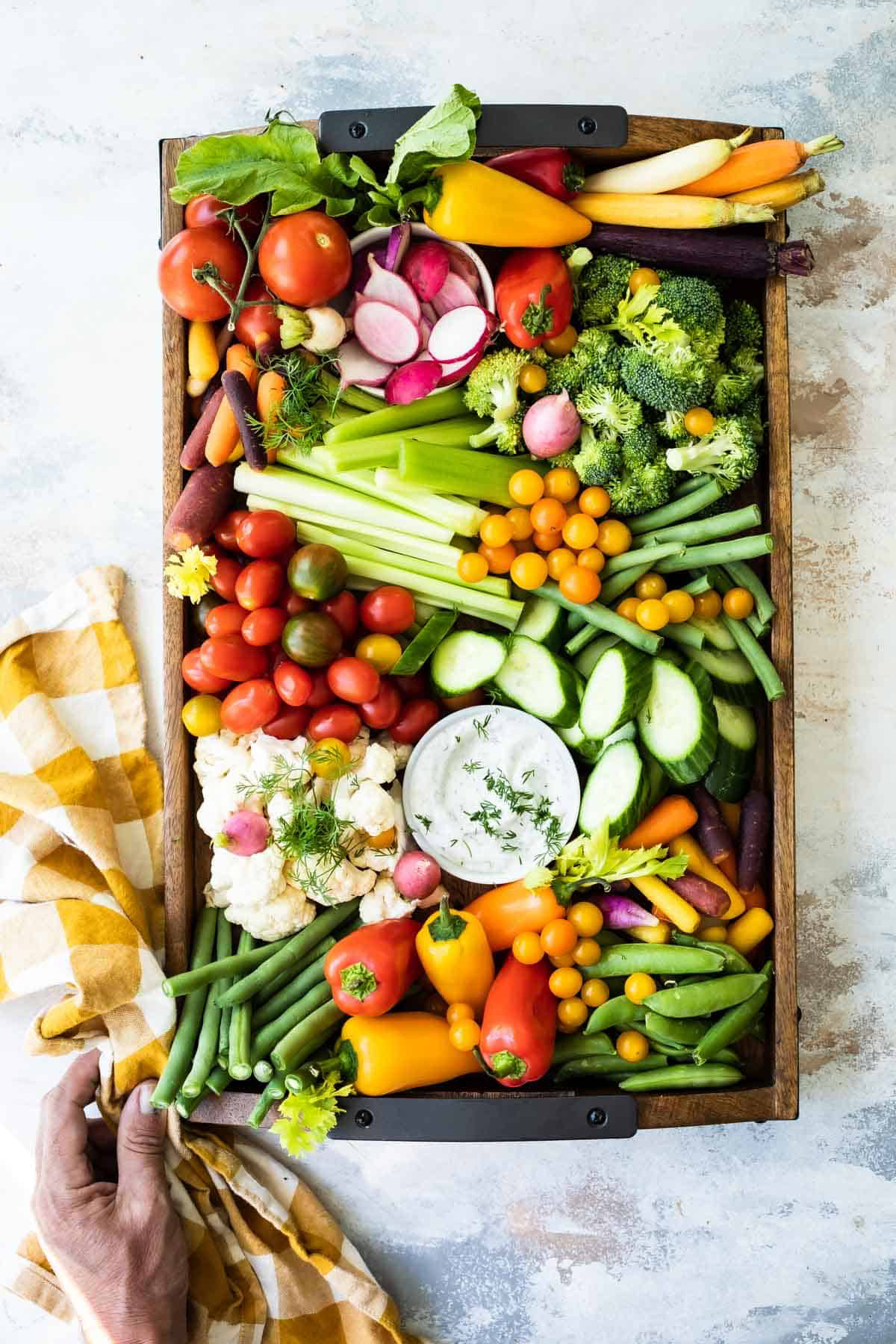 thanksgiving veggie tray design