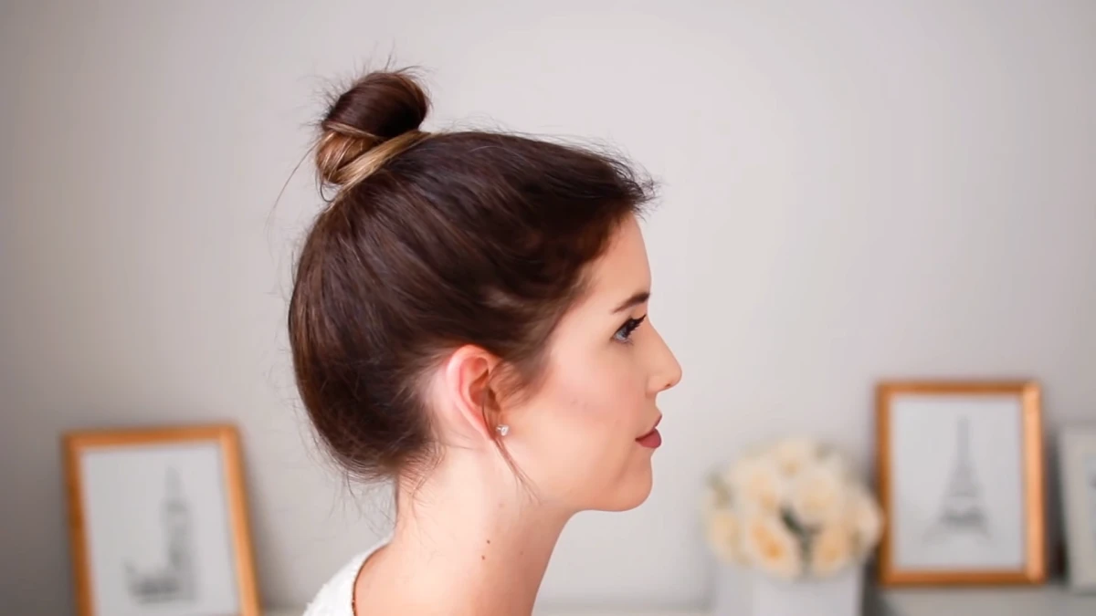 top knot tutorial