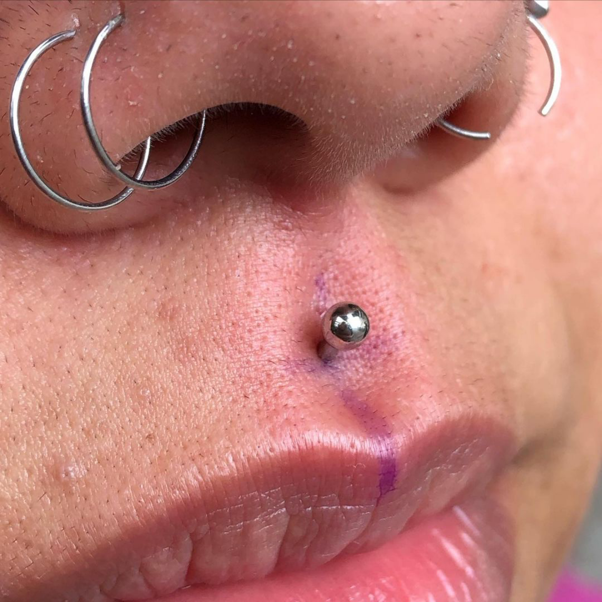 2 medusa piercing stainless steel