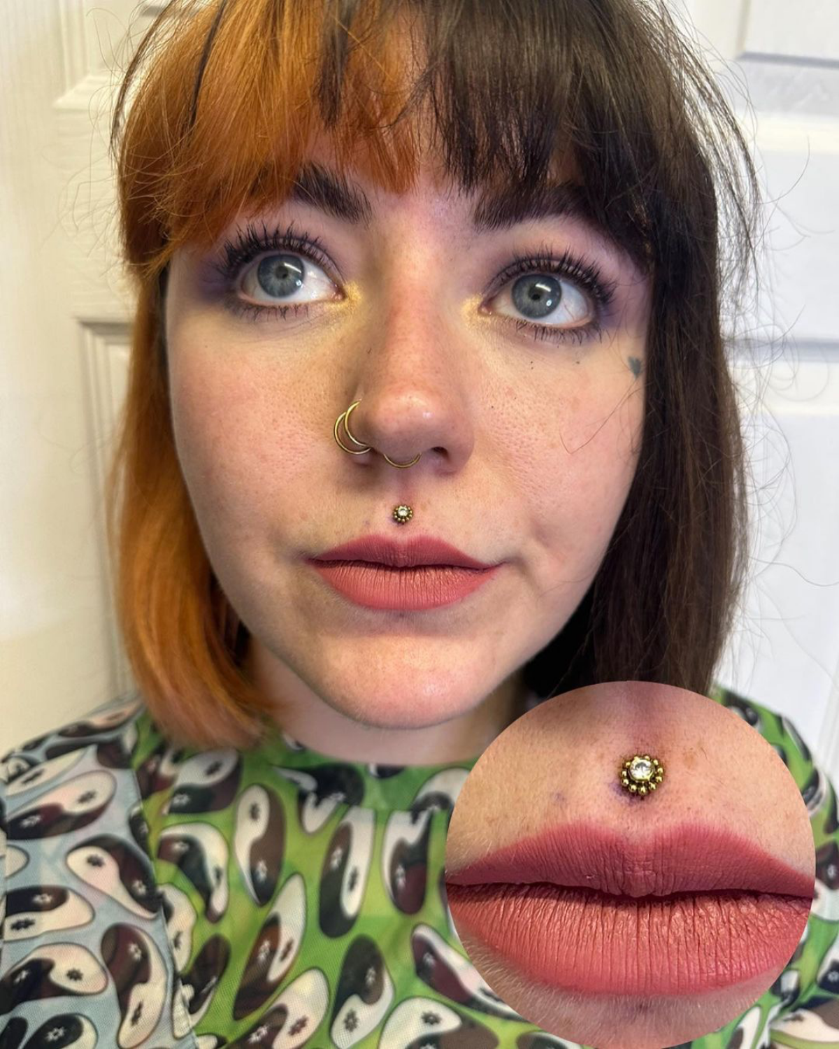 9 woman with medusa piercing