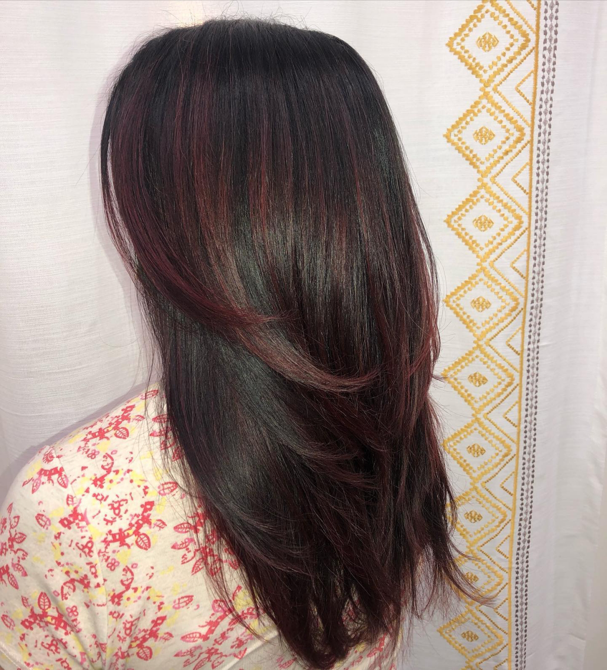 burgundy black cherry hair color