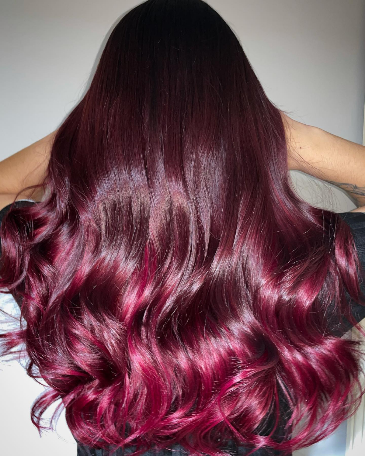 cherry cola hair color on black hair