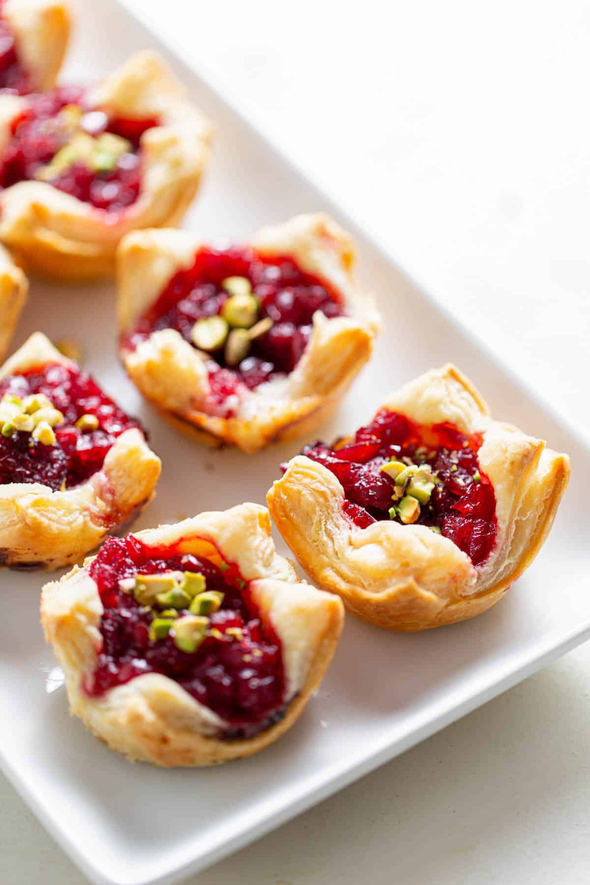 cranberry brie bites vegetarian appetizers for christmas