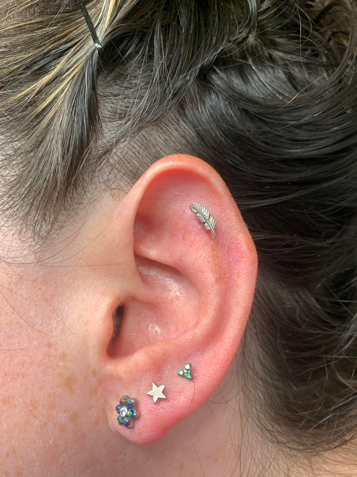 how long does a flat piercing take to heal