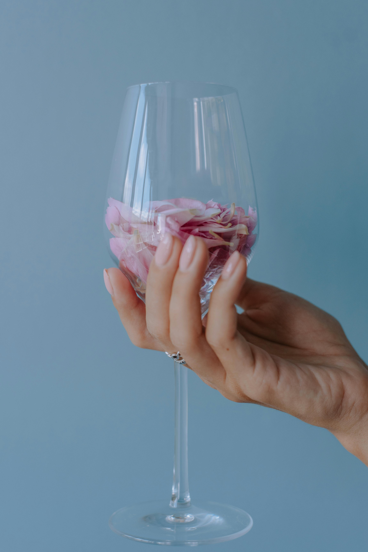 how to dry rose petals glass full of rose petals
