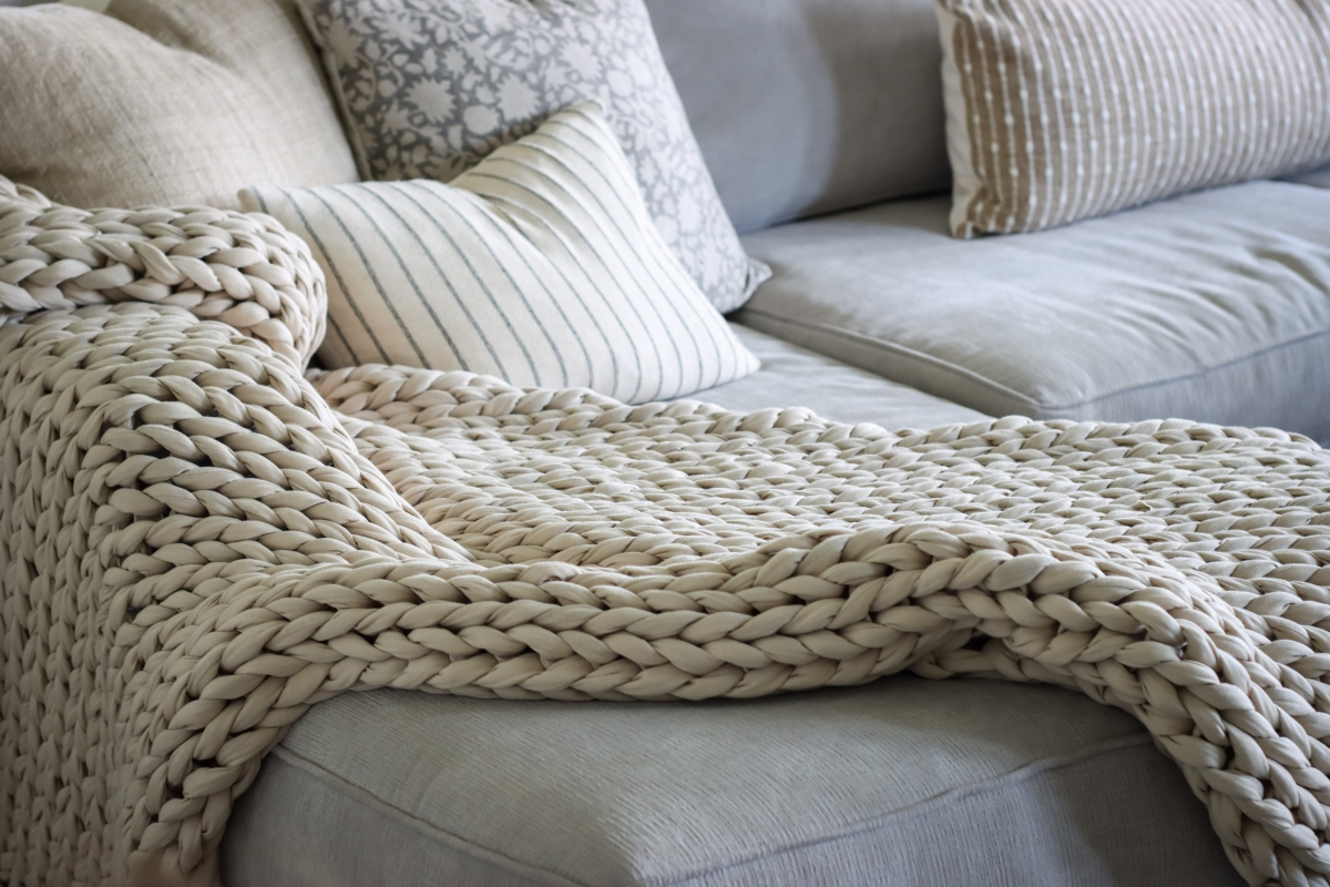 knit blanket chunky