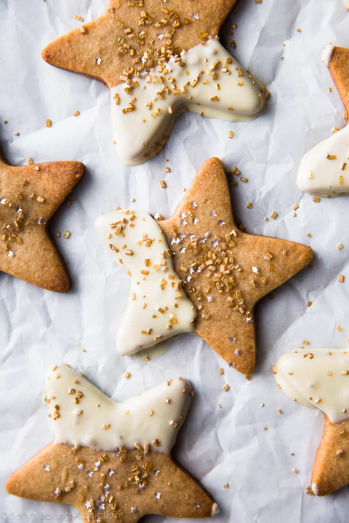 maple cinnamon star cookies new year cookie recipes