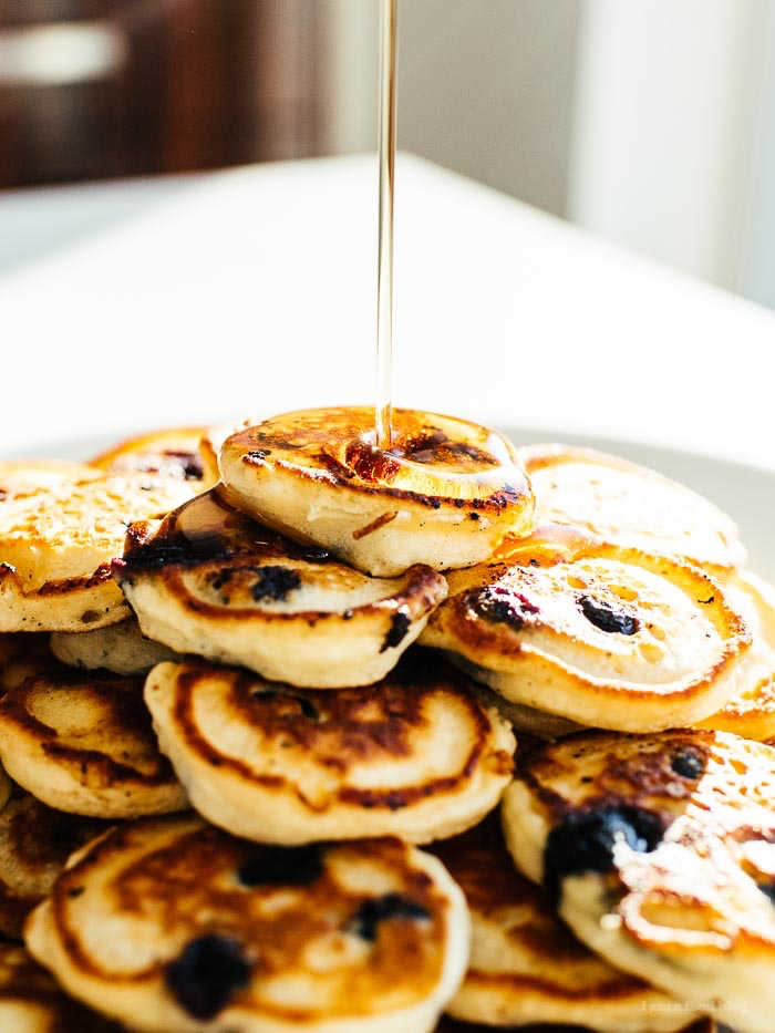 mini blueberry pancakes recipe