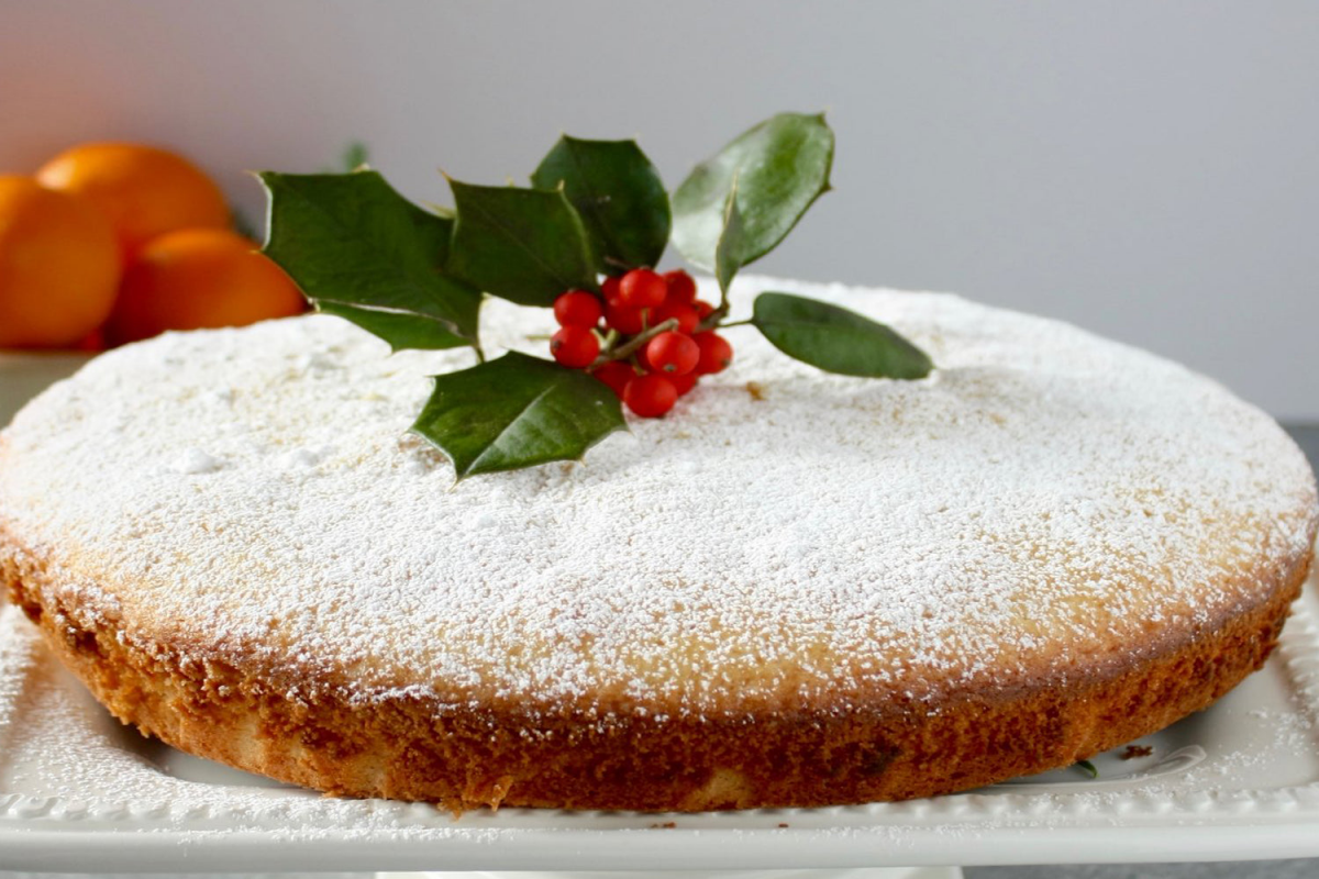 new years food vasilopita cake