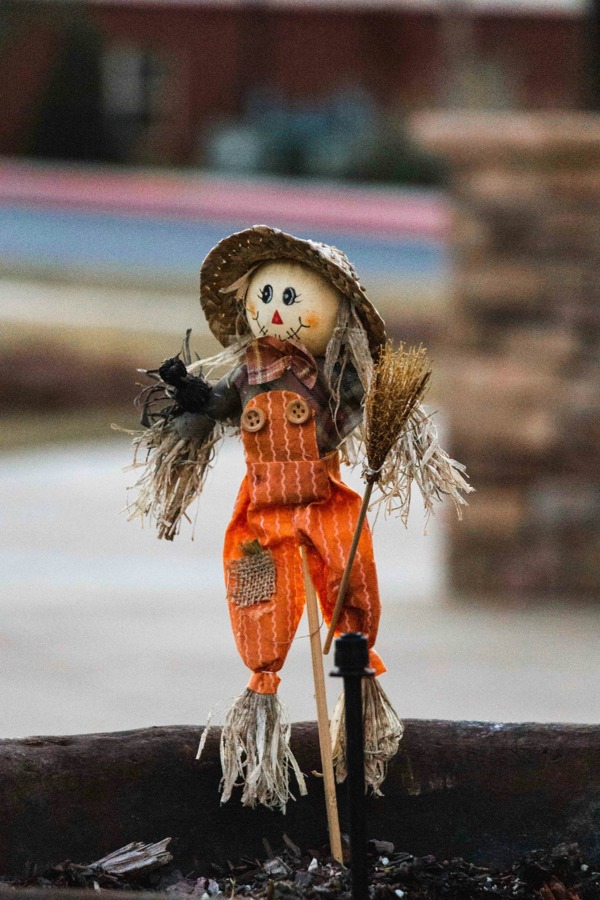 new years traditions small scarecrow