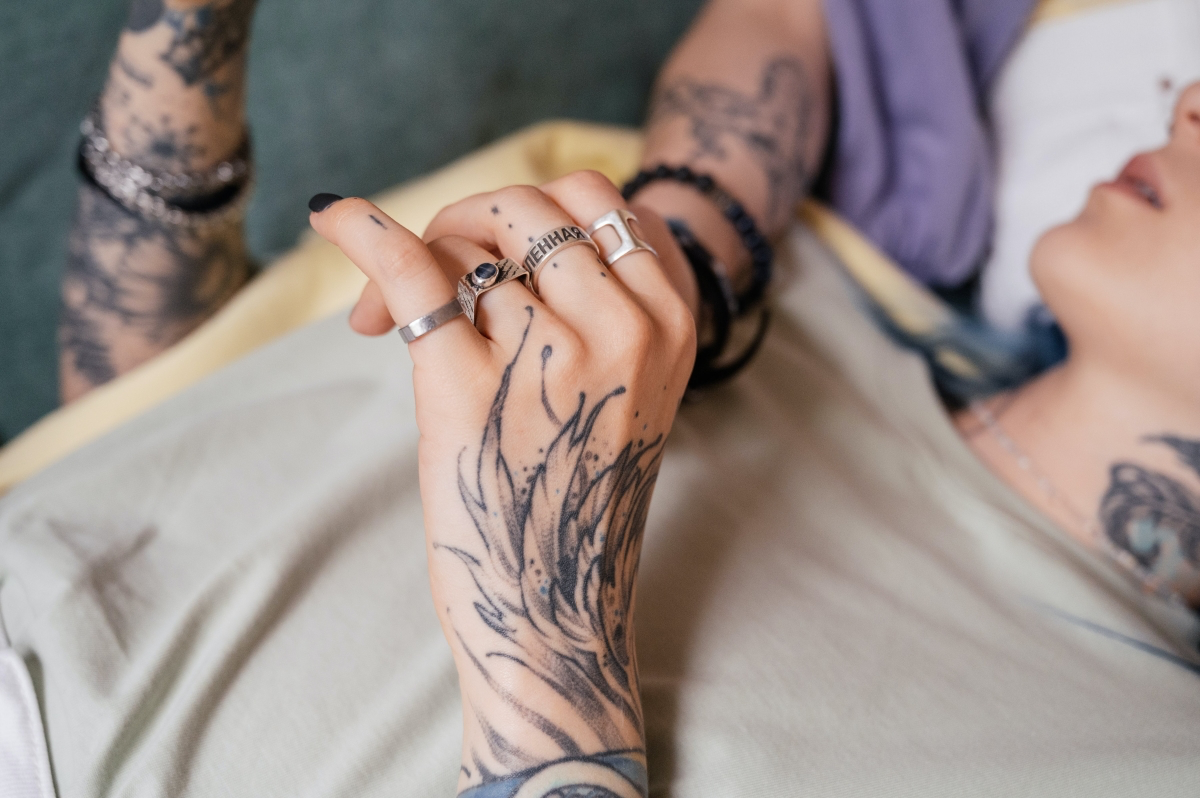 traditional hand tattoo