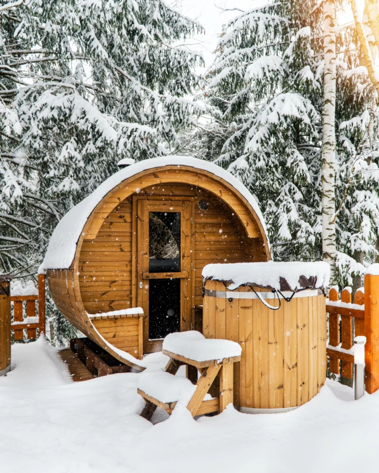 winterize hot tub outdoor hot tub in winter