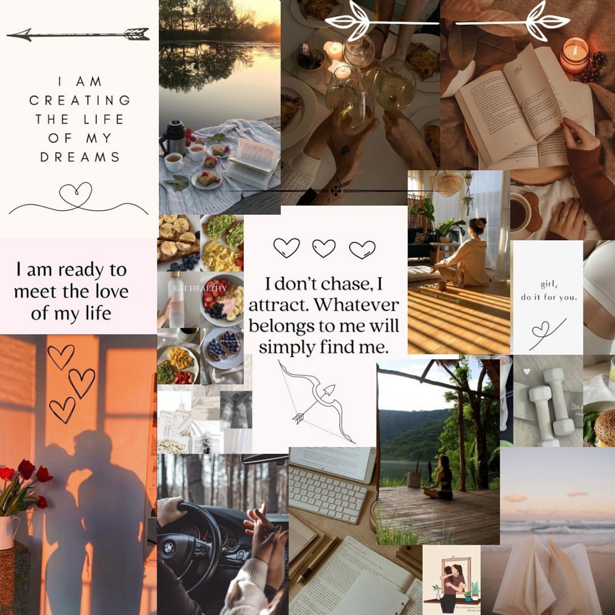 2024 vision board love inspired board