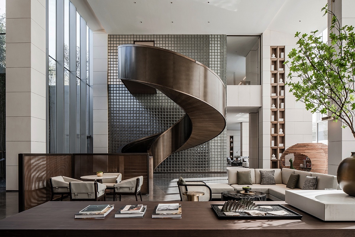 aluminum spiral staircase