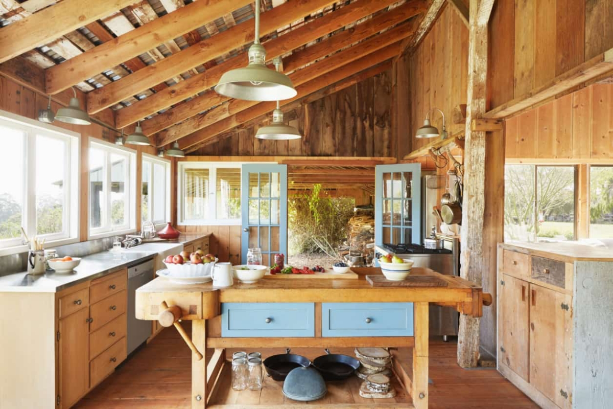 barn house designs kitchen