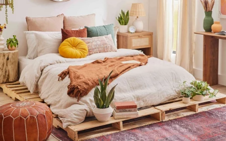bed out of pallets article
