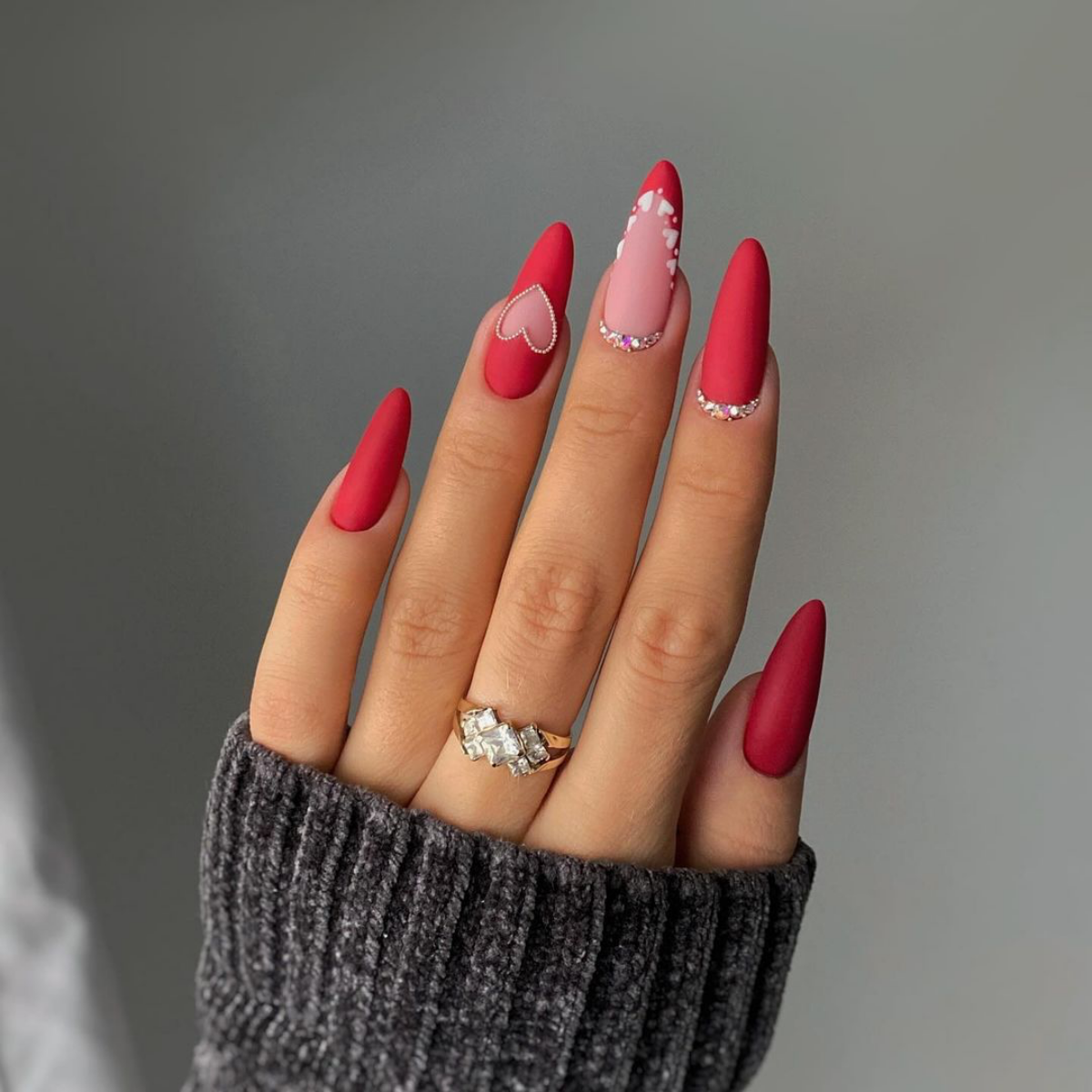 bedazzeled nails