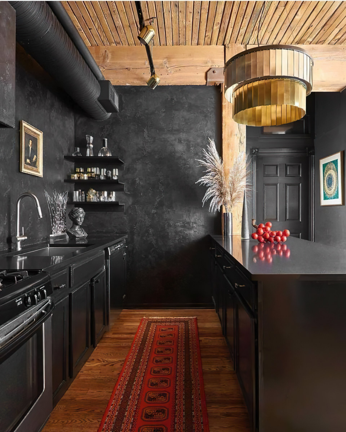 black kitchen cabinets black kitchen design
