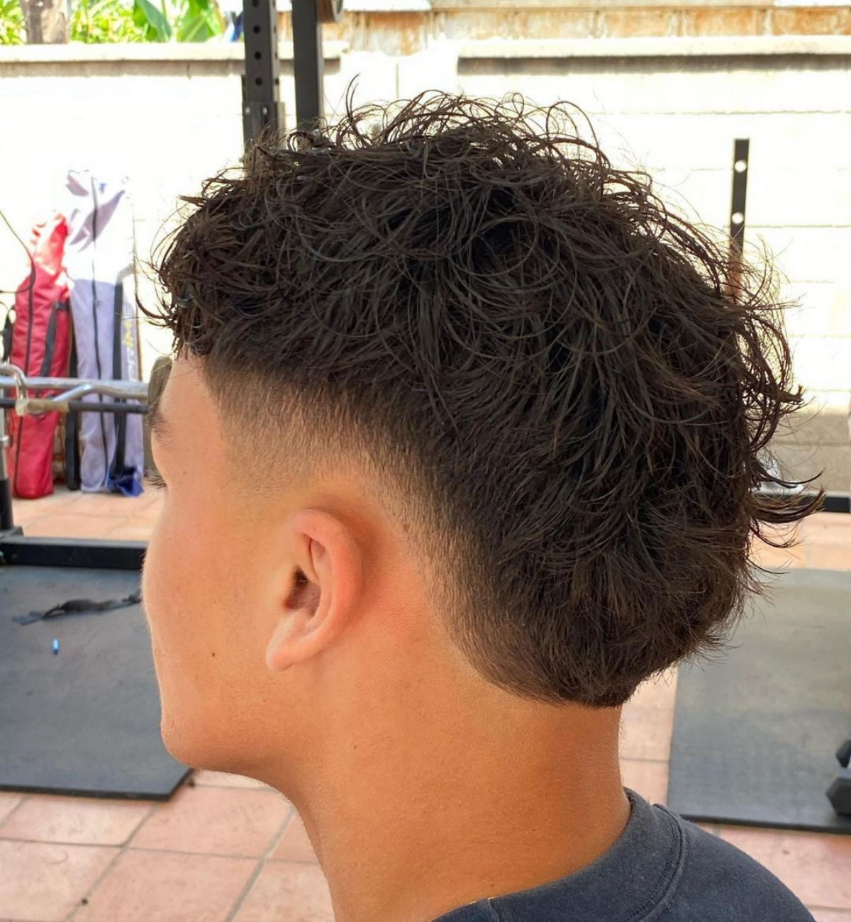 burst fade hairstyle for men
