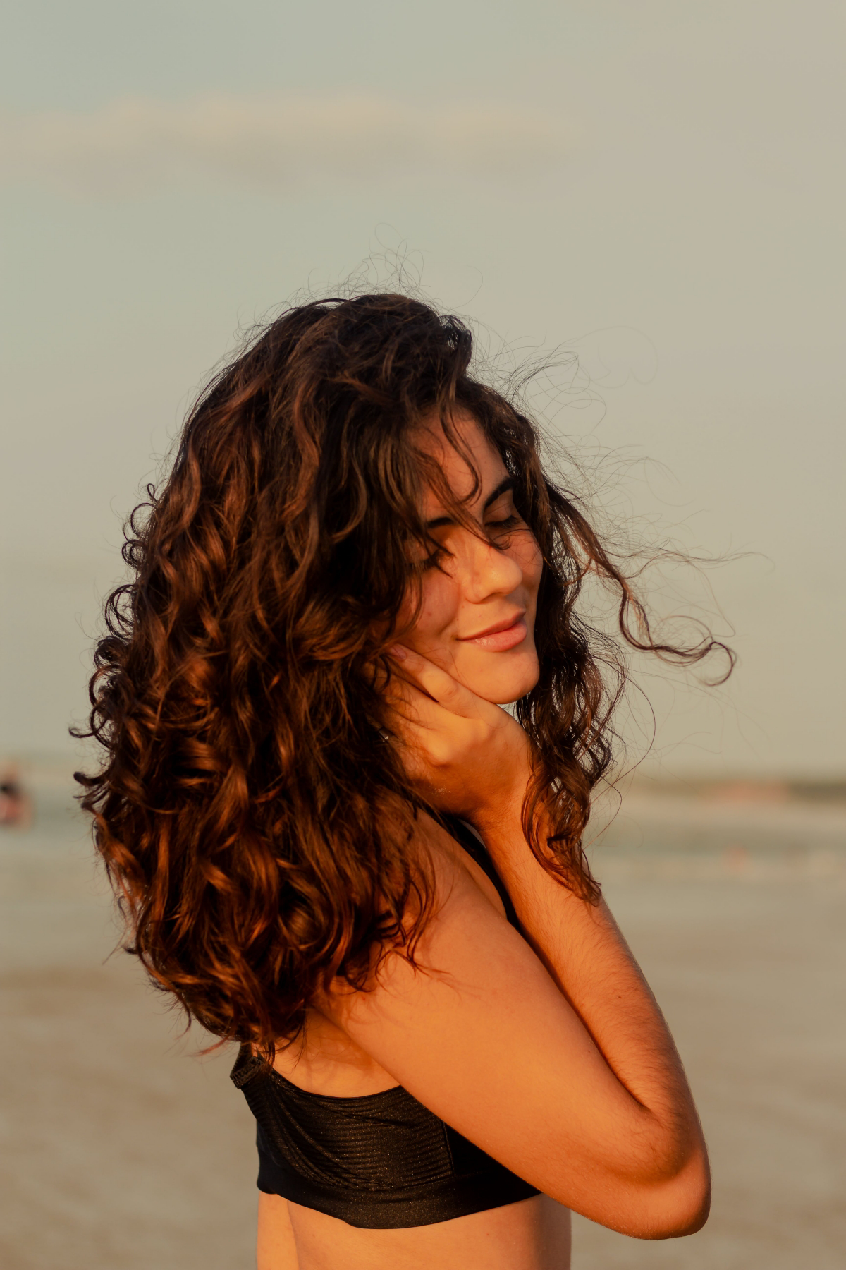 curly hair care in the summer