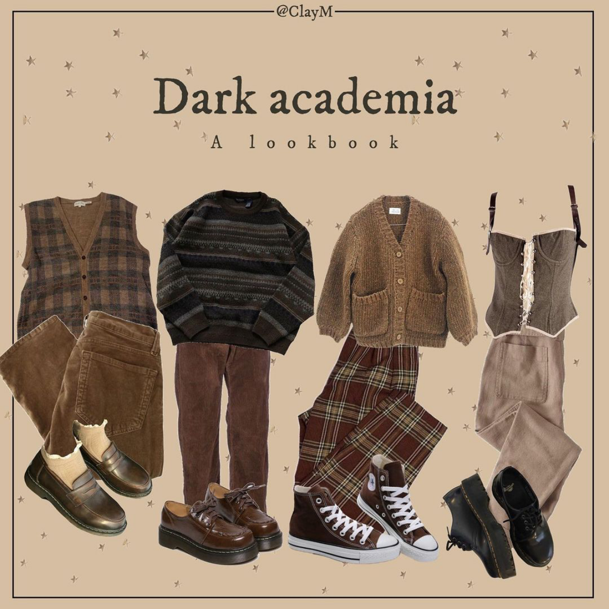 dark academia a look book