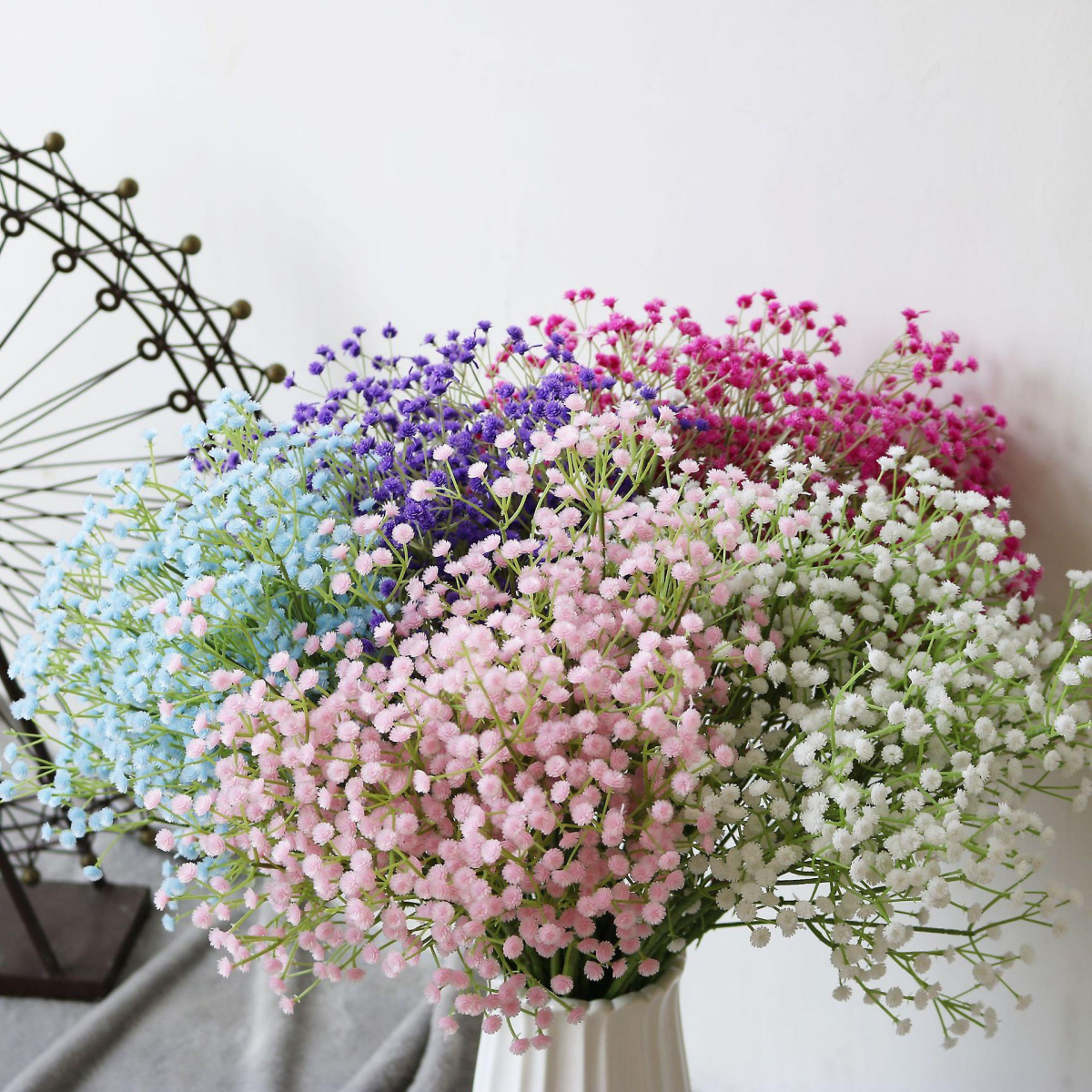 different colors of babys breath