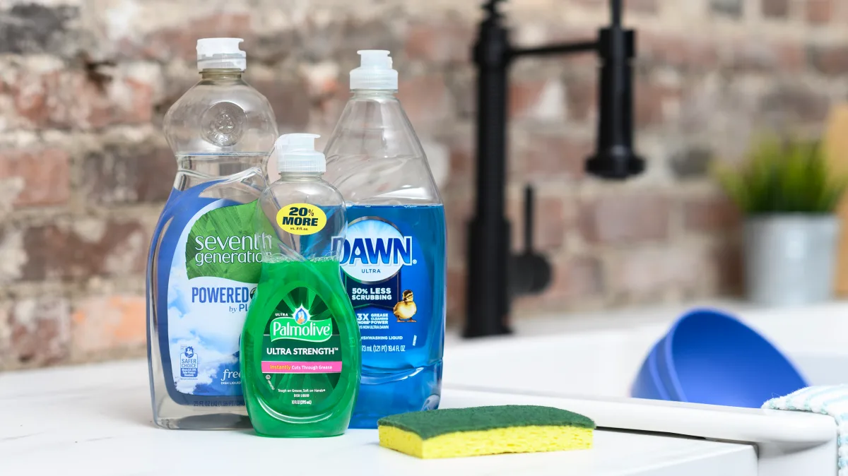 different types of dish soap