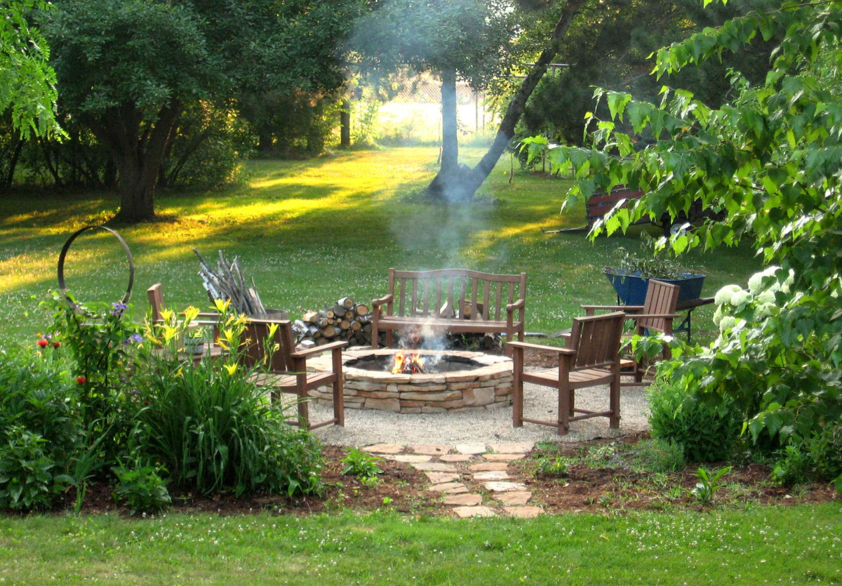 fire pit ideas for the garden