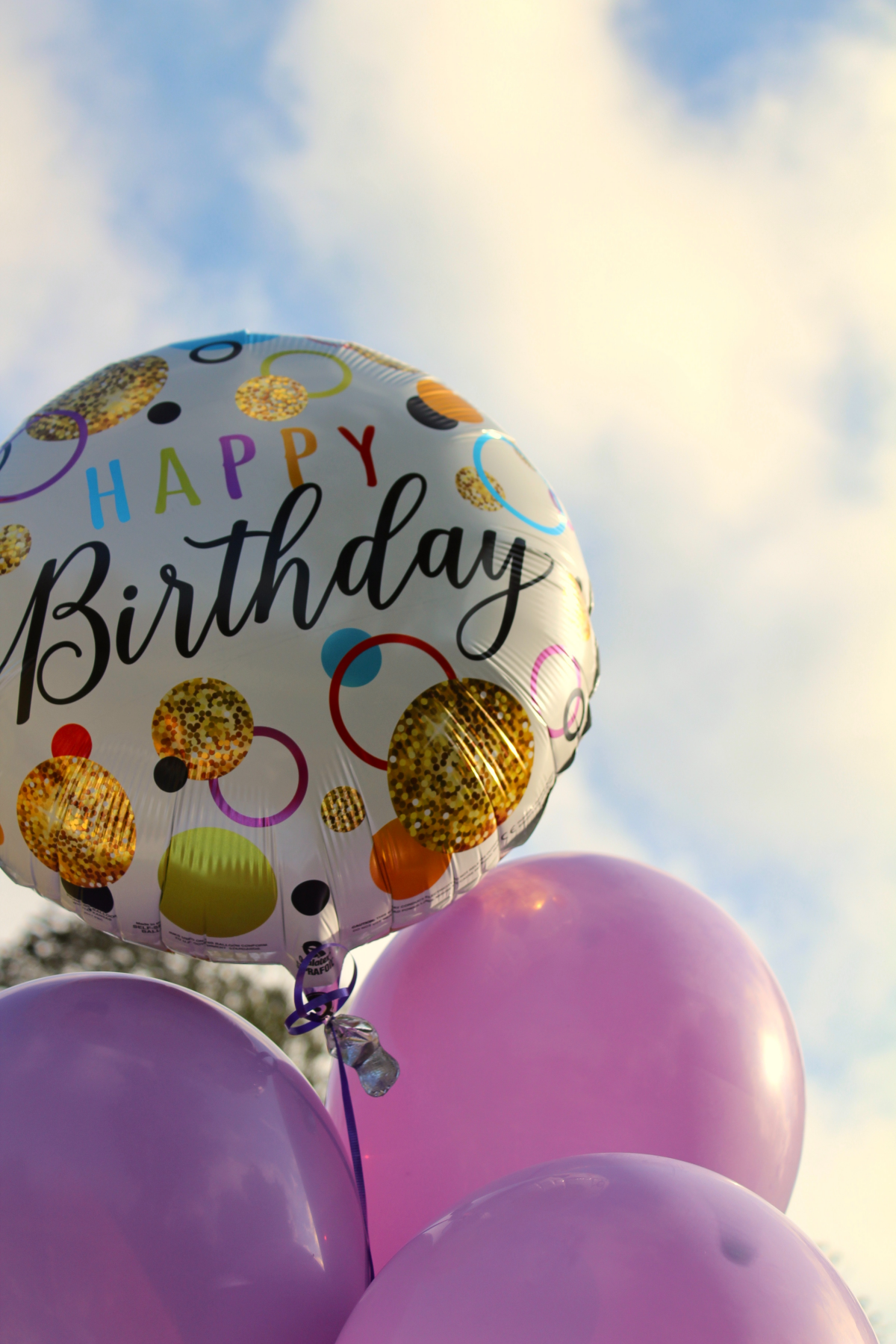 happy birthday baloons