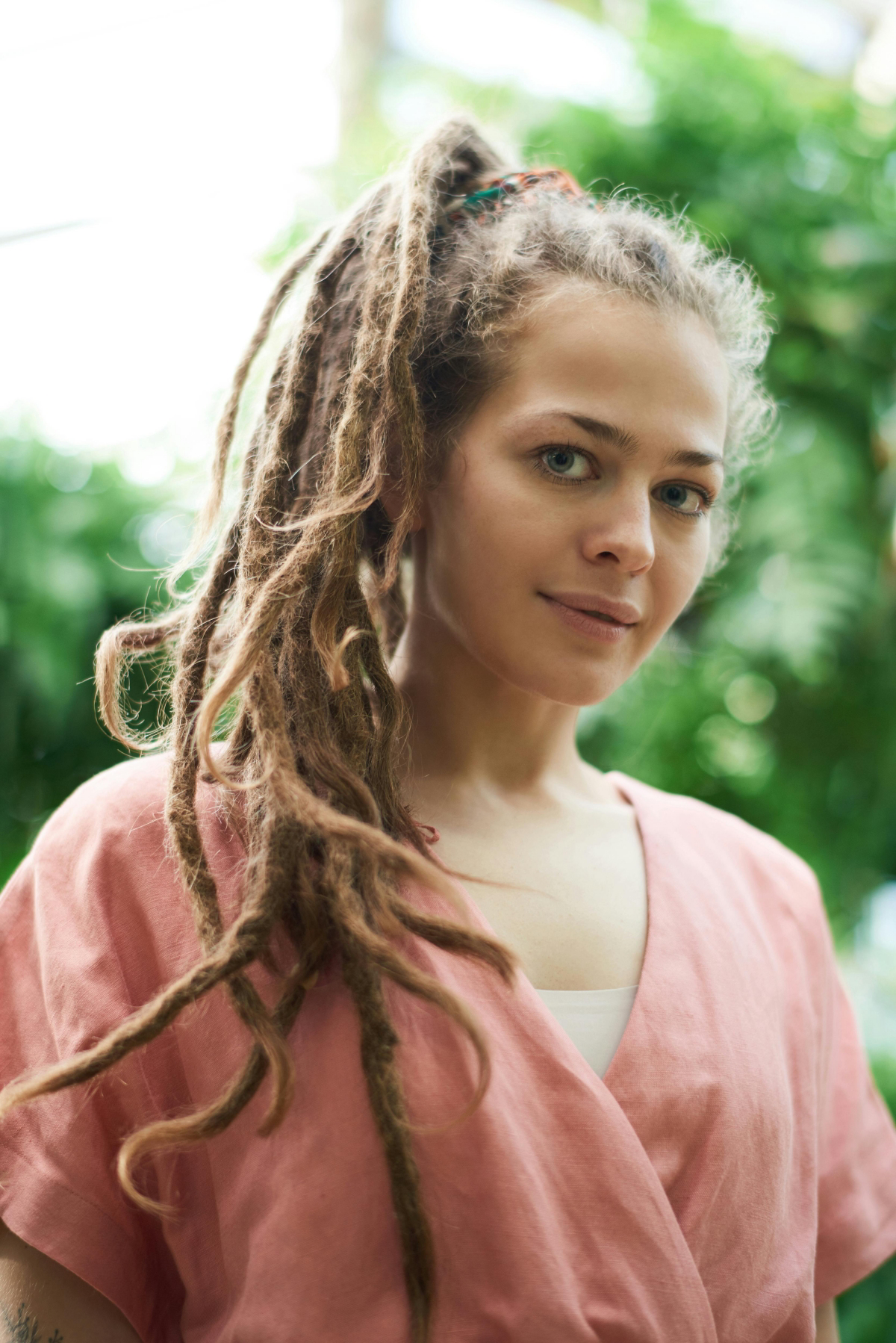 honey blonde dreads