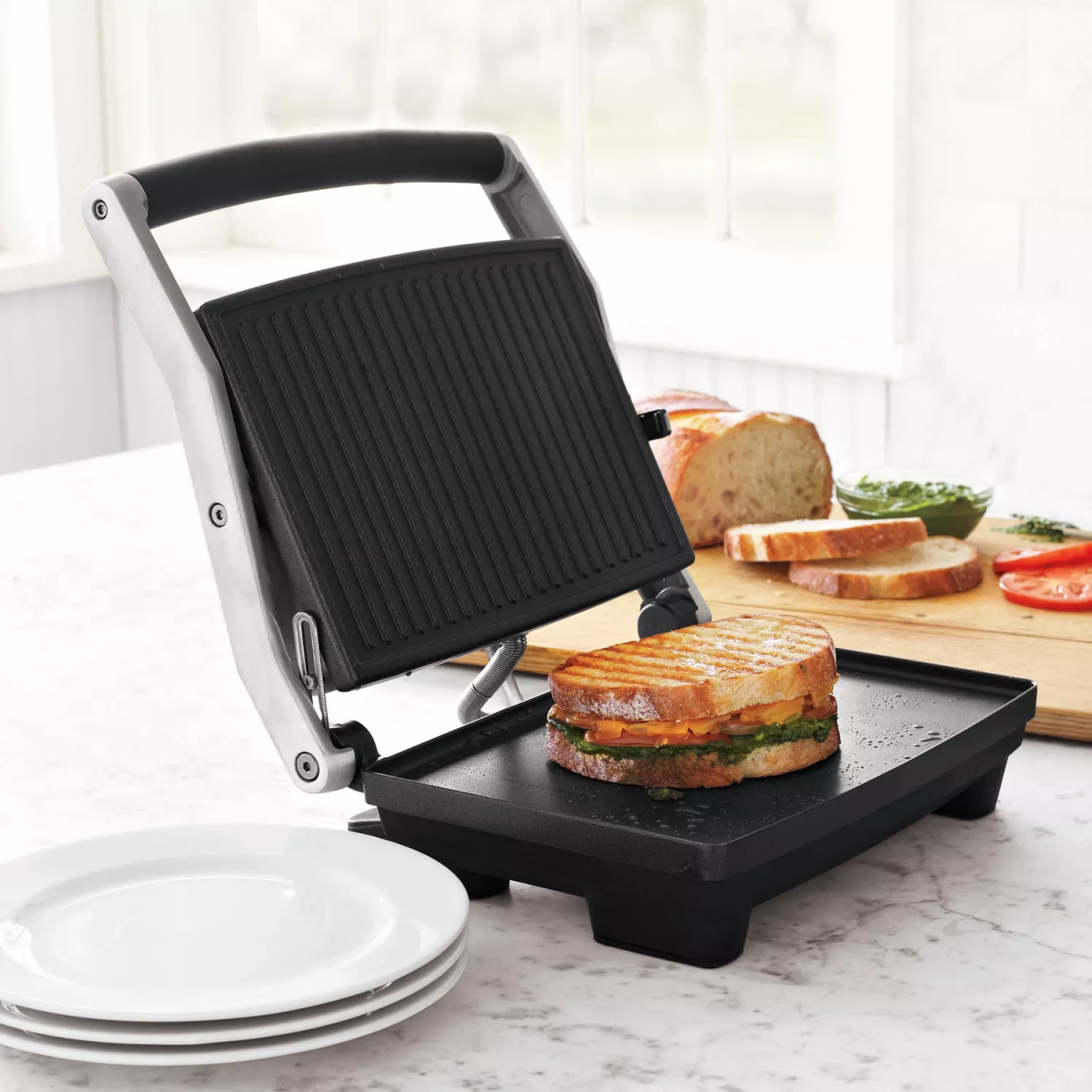 how to clean a panini press sandwich on grill press