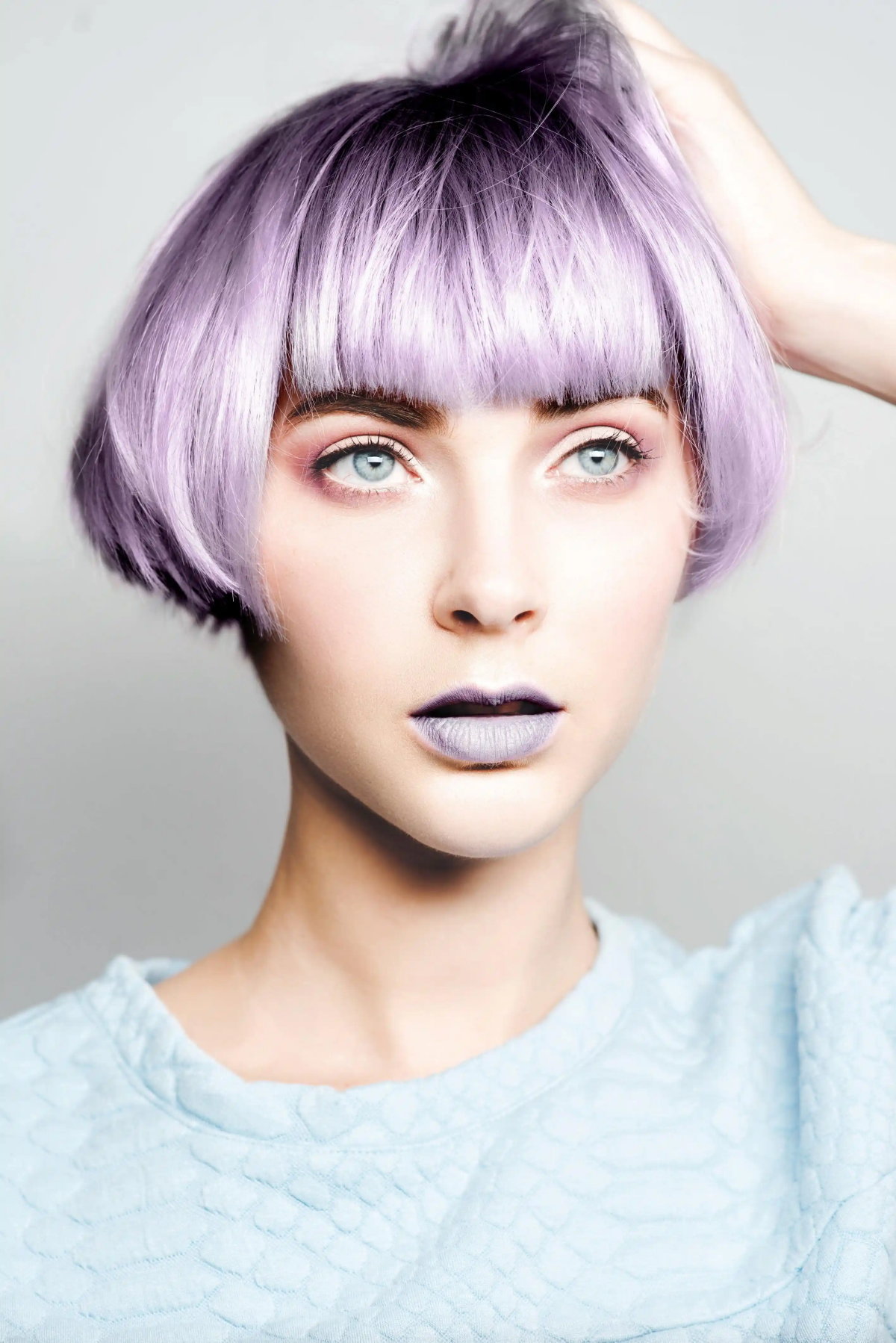 light light purple hair