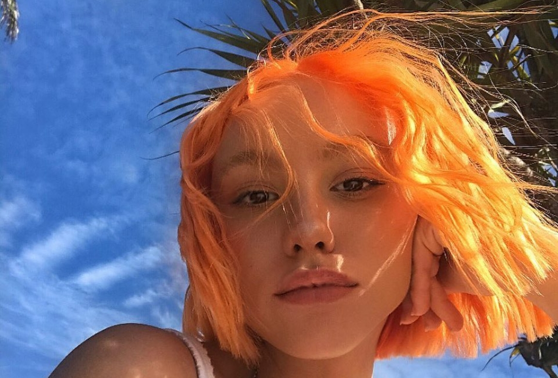 orange and yellow hair