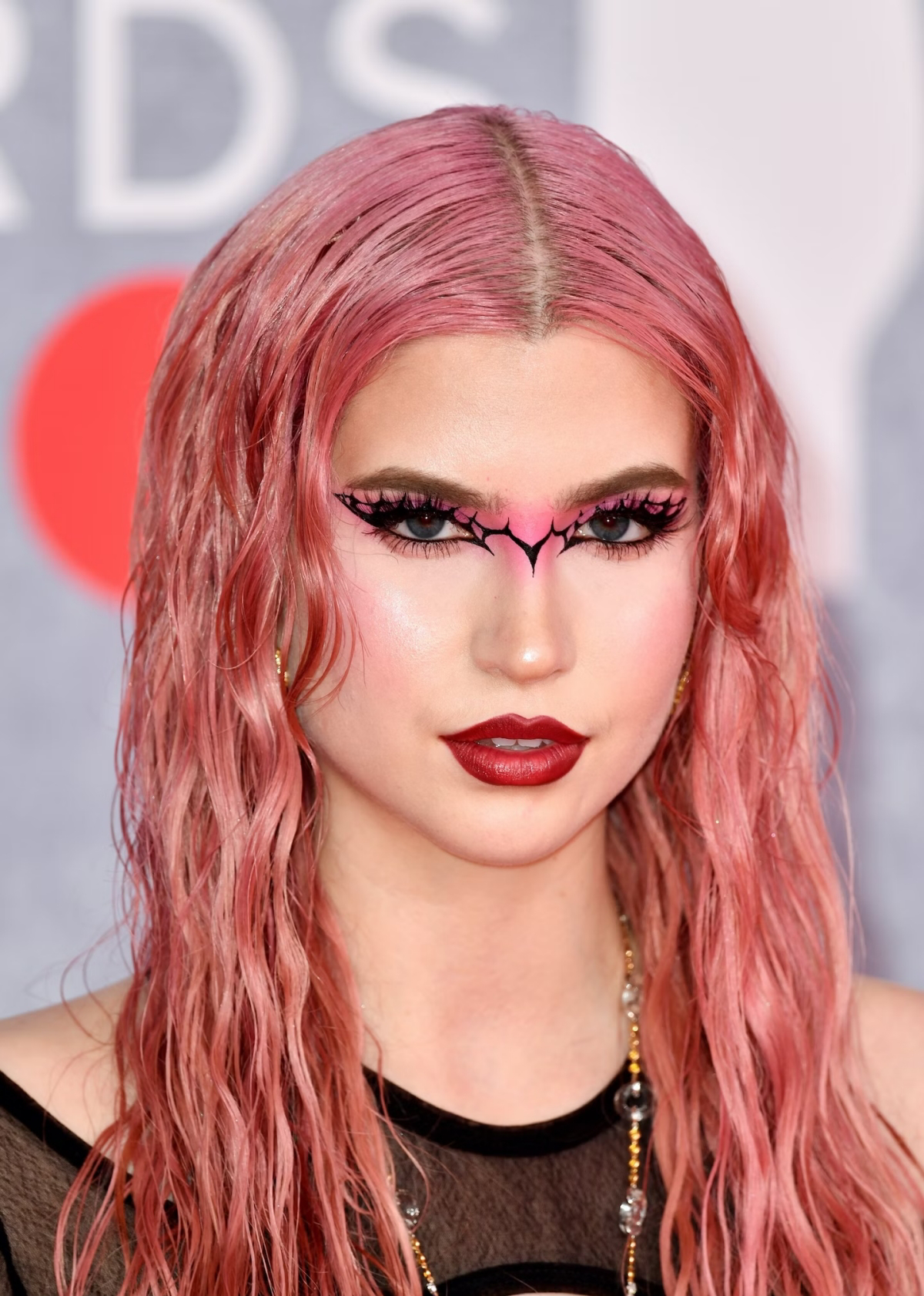 pastel pink hair celebrity