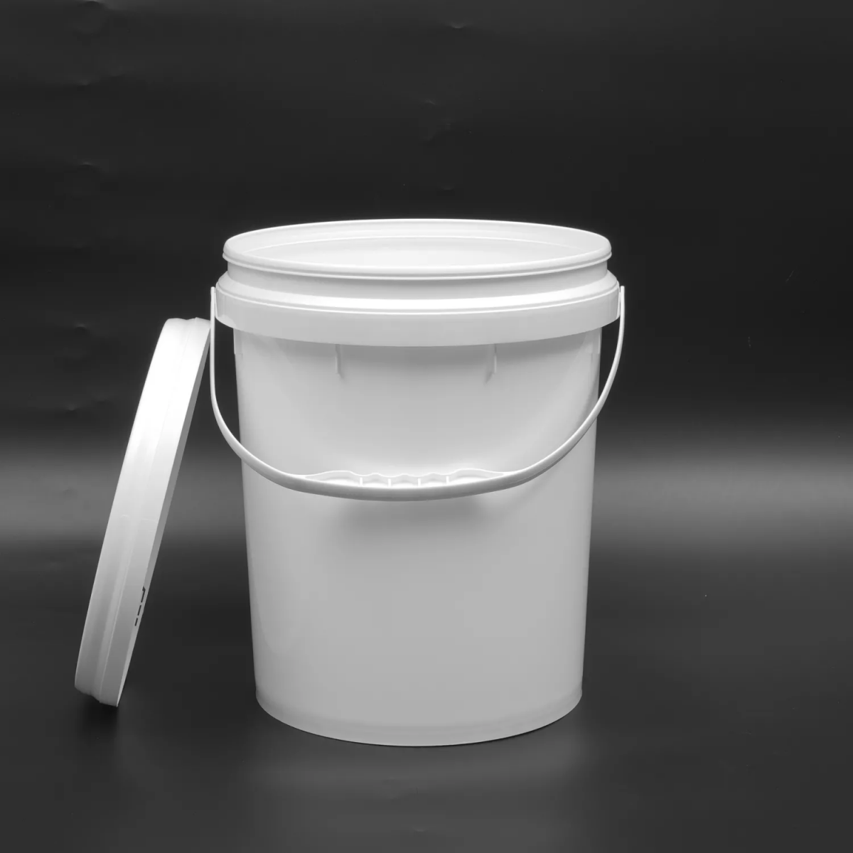 plastic white bucket